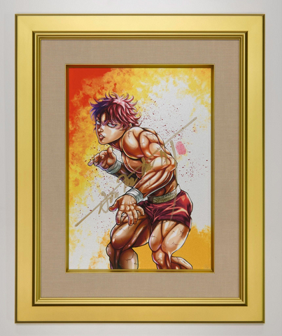 Kodama Premium Art Collection #001: Baki The Grappler, a limited edition of twelve hand-finished works personally signed and marked with Keisuke Itagaki’s thumbprint.