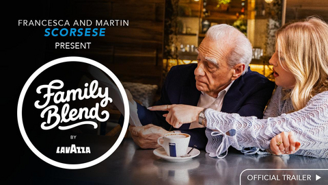 original Martin and Francesca Scorsese for Lavazza's 'Family Blend' Series.
