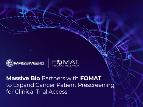 original Massive Bio partners with FOMAT to expand AI-driven cancer patient prescreening, connecting more patients to clinical trial opportunities.