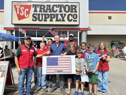 Tractor Supply Company presented Joseph McGowan with his Farmer Veteran Coalition Fellowship Fund grant at its Las Cruces, New Mexico, location.