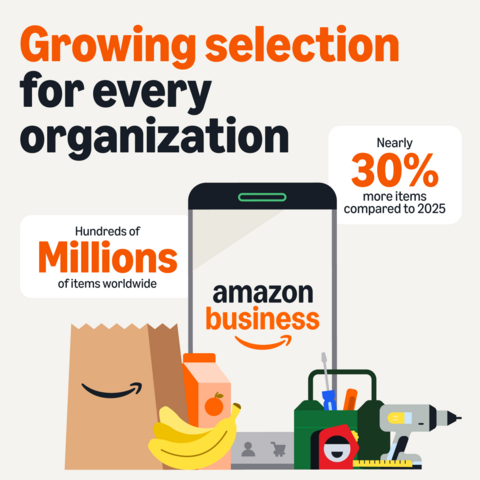 original Growing selection for every organization with Amazon Business.