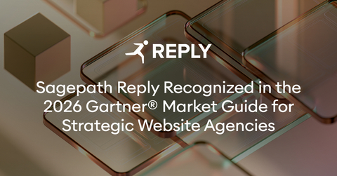 original Sagepath Reply, a digital experience agency part of the Reply Group, has been included in the 2026 Gartner Market Guide for Strategic Website Agencies.