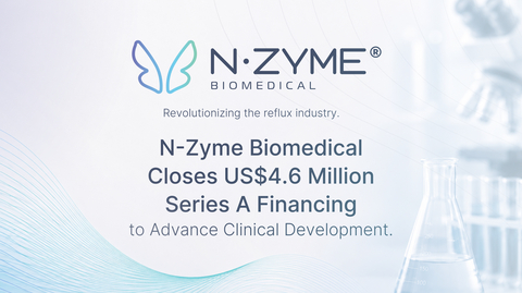 N-Zyme Biomedical Closes US$4.6 Million Series A Financing
