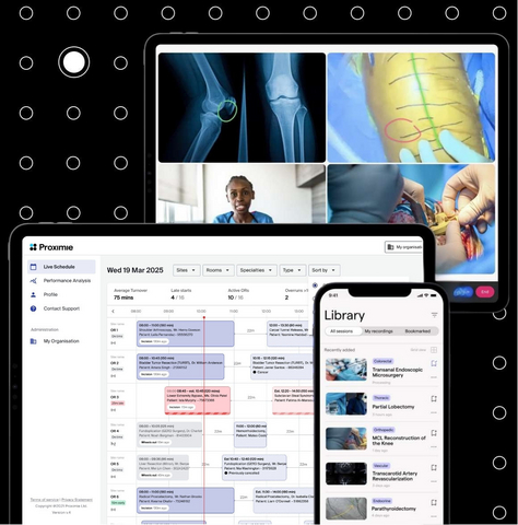 Proximie designed for intelligent ORs connecting and optimising the healthcare ecosystem