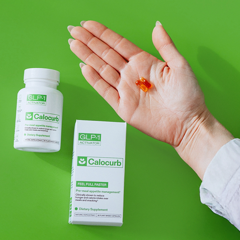 Calocurb, a 100% natural, prescription-free GLP-1 activator.