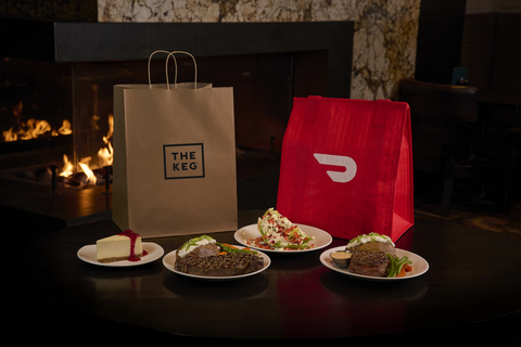 original The Keg is now available for delivery exclusively on DoorDash.