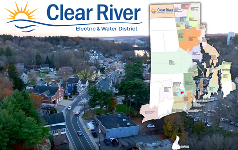 original (Above) Village of Pascoag, RI, served by Clear River Electric & Water District, headquartered in Pascoag, RI.