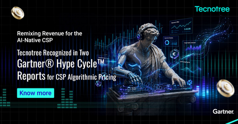 original إدراج شركة Tecnotree في تقريرين من تقارير Gartner® Hype Cycle™ ضمن فئة التسعير الخوارزمي لمزودي خدمات الاتصالات