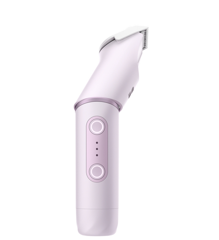 LADYSPOT SpinDuo Body, Leg & Bikini Hair Shaver — 180° rotating head shown in Purple. Available at spotmatecare.com and Amazon starting at $39.99.
