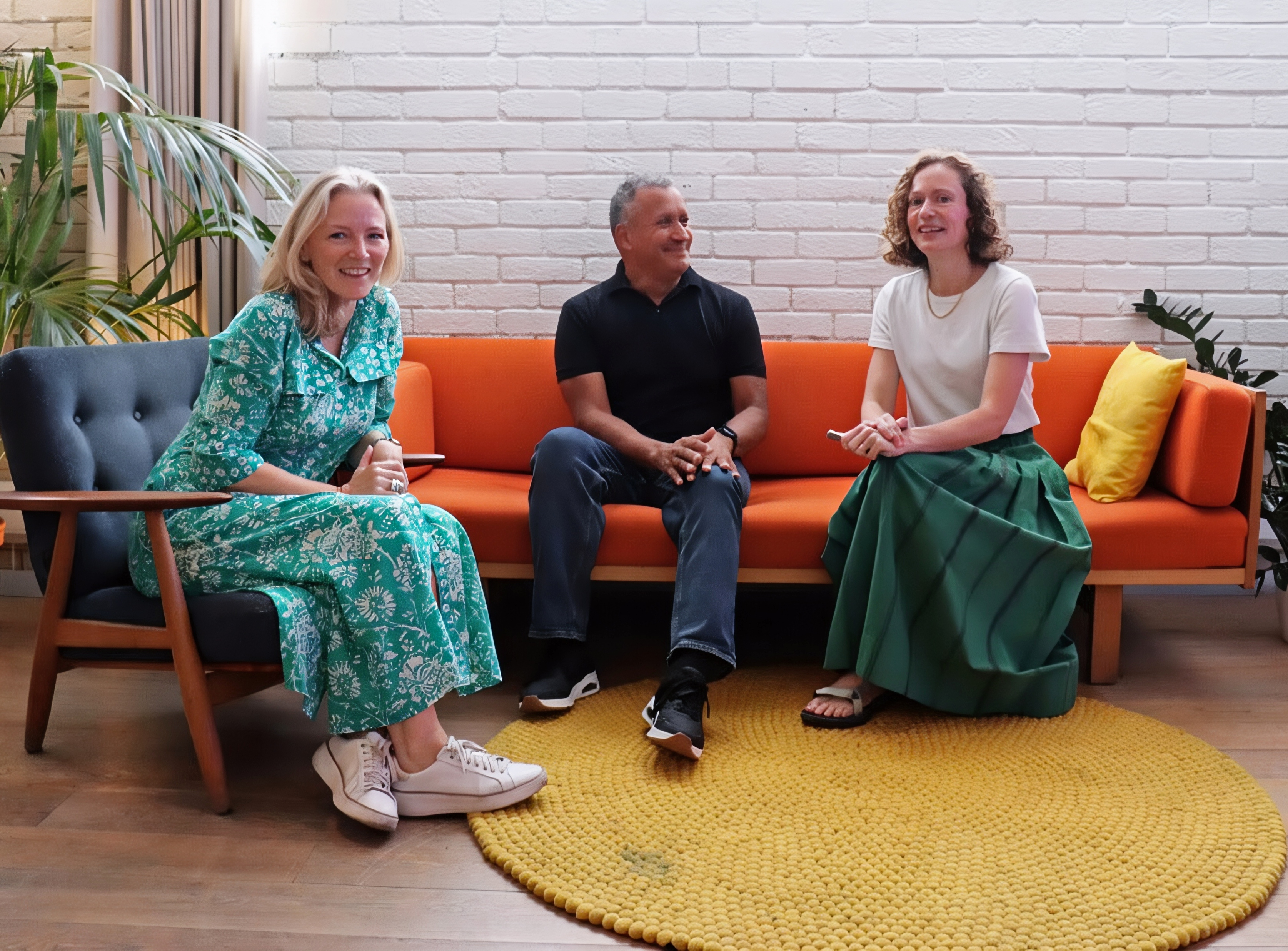 From left to right: Sue Siddall, Simon Bouton and Nicki Sprinz from ustwo.