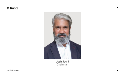 original Rubix Data Centers, a Submer Group company, announced that it has appointed Josh Joshi as Chairman.