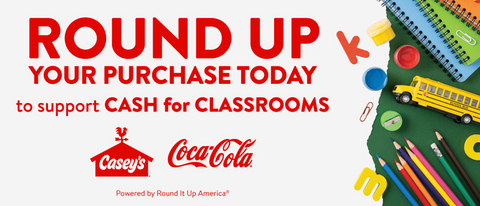 Casey’s aims to raise $1.4 million through this year’s Cash for Classrooms campaign supporting K-12 public and nonprofit private schools in Casey’s communities.