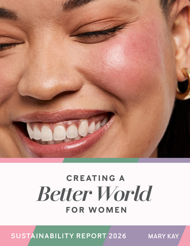 Mary Kay's annual 2026 Sustainability Report highlights the company's decades-long dedication to social, economic, and environmental sustainability - core pillars central to its business strategy and its purpose-driven legacy rooted in Mary Kay's mission of “enriching women’s lives” around the world. (Image Credit: Mary Kay Inc.)