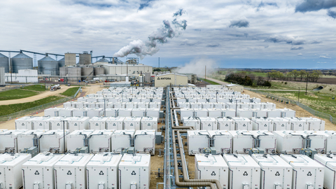 original Antora thermal batteries at the POET bioprocessing facility in Big Stone City, South Dakota.