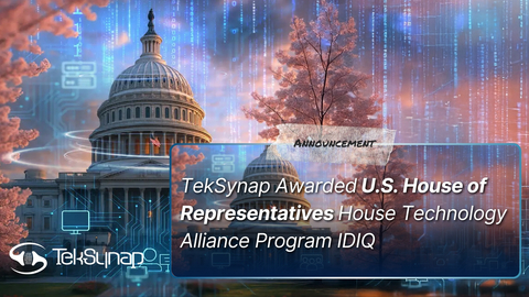 original TekSynap Awarded U.S. House of Representatives House Technology Alliance Program IDIQ