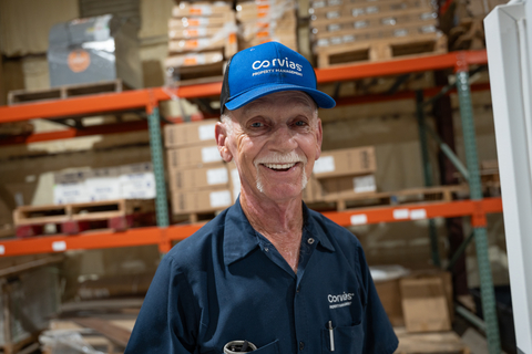 original Corvias' Bill Ainsworth draws on a lifetime of appliance repair experience to help serve military families at Fort Polk.