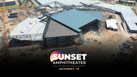 original VENU's Sunset Amphitheater in McKinney, Texas targeted completion Q1 2027