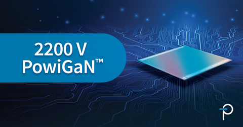 original Power Integrations Demonstrates World’s First 2200 V GaN Technology for Next-Era High-Voltage Power Systems