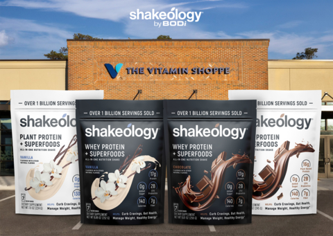 BODi expands its retail presence with Shakeology now available at The Vitamin Shoppe nationwide.