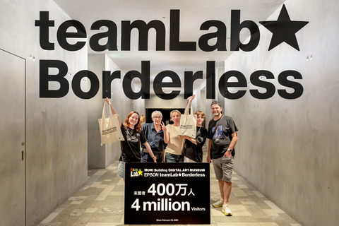 original teamLab Borderless: MORI Building DIGITAL ART MUSEUM in Tokyo Welcomes Over 4 Million Visitors from more than 185 Countries