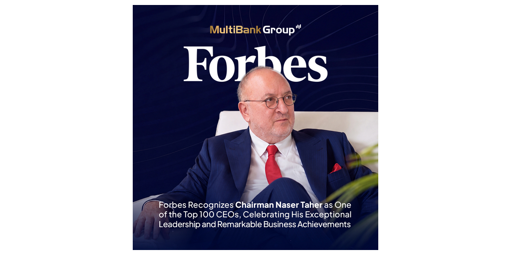  Naser Taher nominato da Forbes tra i primi 100 CEO del Medio Oriente nel 2026
