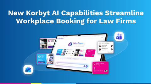 Korbyt will showcase new AI-powered workplace booking capabilities for law firms at ILTACON 2026. These updates to the Korbyt Anywhere platform include Korbyt Booking Calendar for reception and conference service teams, ConciergeAI and the Korbyt Booking Add-In for Microsoft 365.