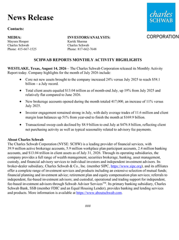 original Adobe .PDF of press release and table