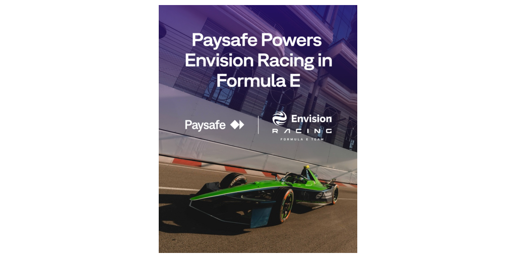 ペイセーフ、エンビジョン・レーシングのタイトルパートナーに就任、モータースポーツ、ゲーム、決済が一体となるファンエンゲージメントの未来を構築
