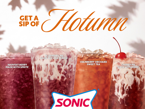 original SONIC Debuts “Hotumn” Drink Lineup, a Refreshingly Cold Take on Fall Flavors