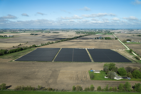 original A Dimension solar project in Illinois serves over 750 local households.