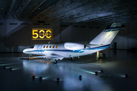 original Textron Aviation celebrates 500th Cessna Citation CJ4 delivery as Gen3 era advances (Photo credit: Textron Aviation)