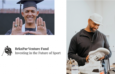 Top Left: Jon Jay graduation from University of Miami. Bottom Right: Tyson Ross at Alma Mater Footwear shoot.