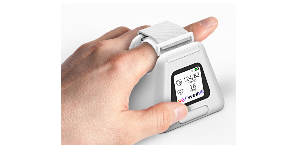 Wellvii™ BP Go Achieves FDA Clearance as the Most Compact and Portable Non-Invasive Blood Pressure Finger Cuff Eliminating the Need for the Arm Cuff 1 WwWB AVwH