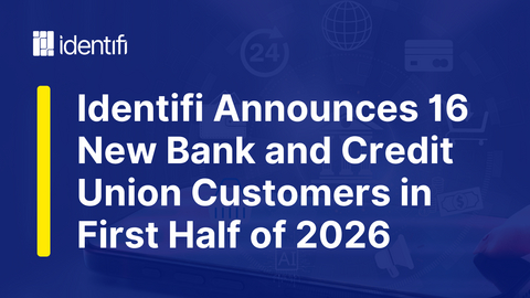 Identifi, the leading independent provider of workflow automation and document management software for banks and credit unions, announced 16 new customers signed in the first half of 2026.