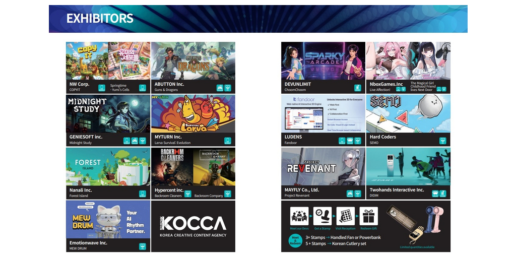  KOCCA presenterà 13 aziende di videogiochi coreane in occasione di 