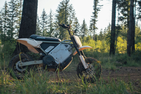 LiveWire S4 Honcho™ Trail pictured off-road in the Pacific Northwest.