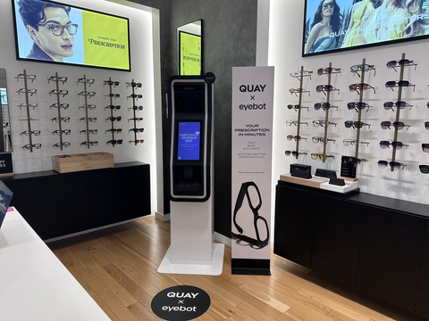 Eyebot and QUAY Join Forces to Install In-Store Vision Test Kiosks in Southern California Locations