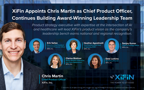 original A new addition to an award-winning team. Chris Martin joins XiFin as Chief Product Officer, bringing deep product strategy and technology experience to help drive continued innovation.