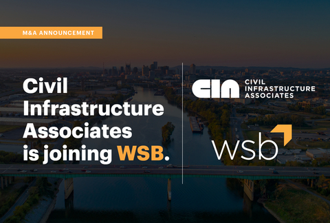 Civil Infrastructure Associates is joining WSB.