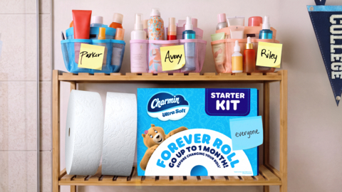 The Charmin Forever Roll is meant to be shared.