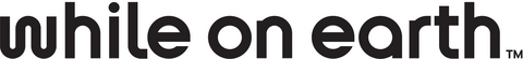 while on earth Logo