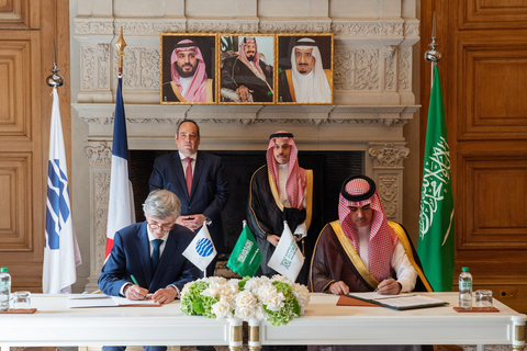 original The ceremony in Paris was attended by H.H. Prince Faisal bin Farhan Al Saud, Minister of Foreign Affairs of the Kingdom of Saudi Arabia, and Dimitri S. Kerkentzes, Secretary General of the BIE. The Participation Contract was signed by Talal Al-Marri, Chief Executive Officer of Expo 2030 Riyadh, and Jacques Maire, Chairman of the Compagnie Française des Expositions (COFREX).