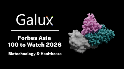 Galux was recognized on the Forbes Asia’s 100 to Watch 2026 in the Biotechnology & Healthcare category. (Image: Galux)