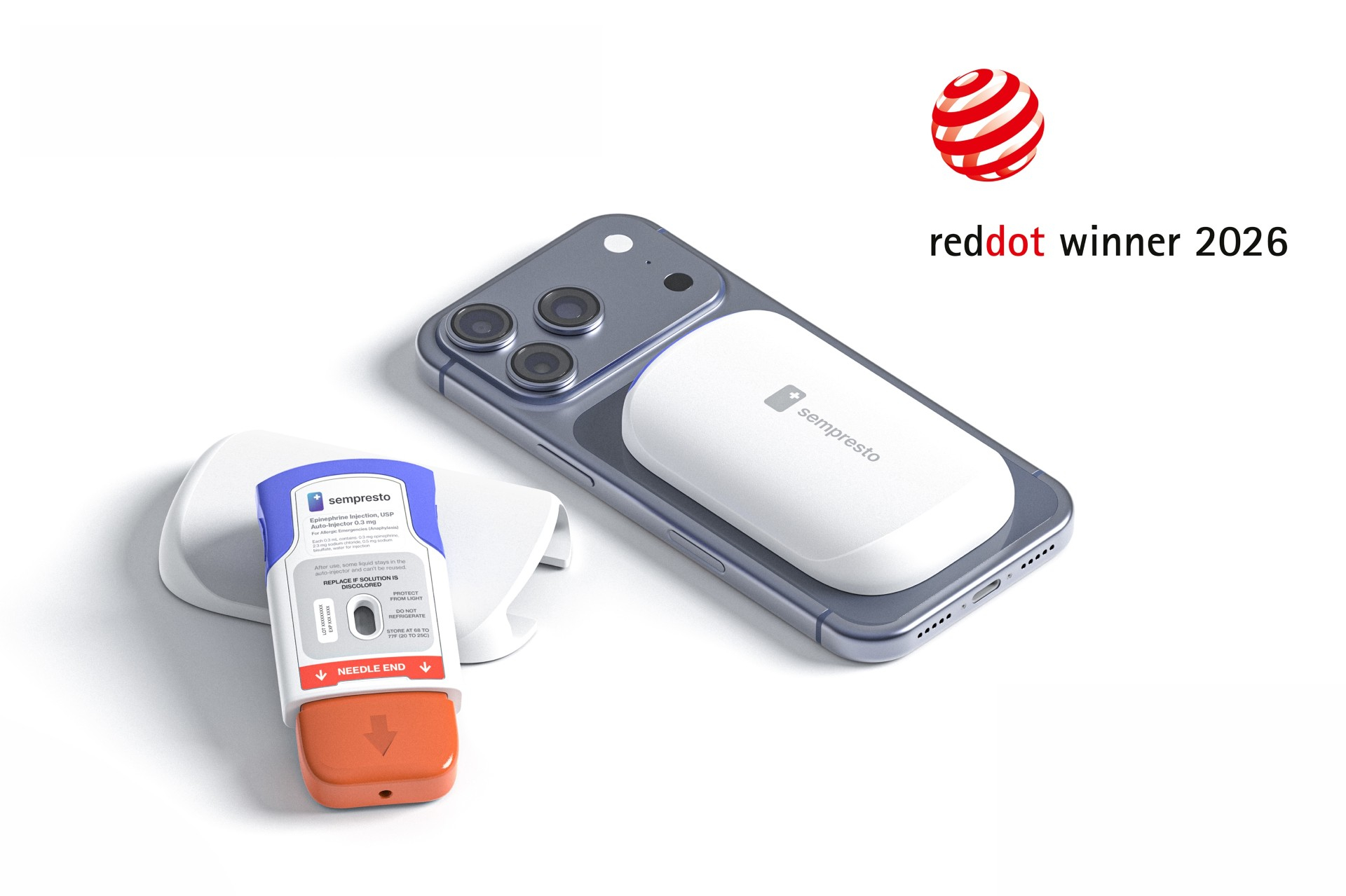 Semprestou2019s Smartphone-Integrated Epinephrine Auto-Injector Wins Red Dot Design Award