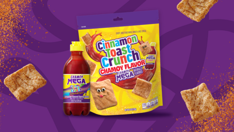 original Introducing two new ways to mix, match and snack with a resealable cereal pouch and drizzle-ready sauce bottle