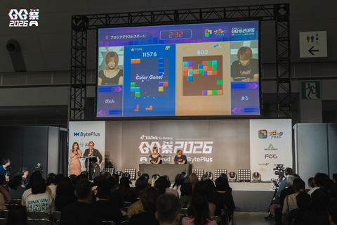 original Block Blast! brought its live puzzle challenge to GG祭2026 in Tokyo, connecting with players and creators on stage.