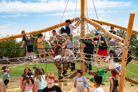 original Students enjoying the new Alameda Community Schoolyard