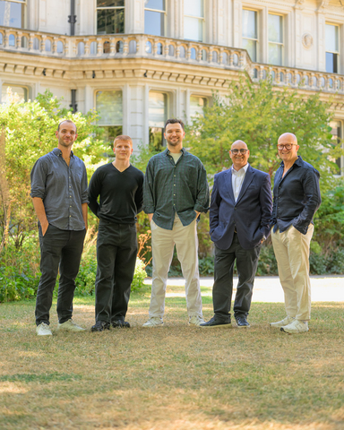 original Scan.com's founding team, photographed in London, 2026