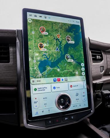 original No Roads™ in-cab view with Apple CarPlay®