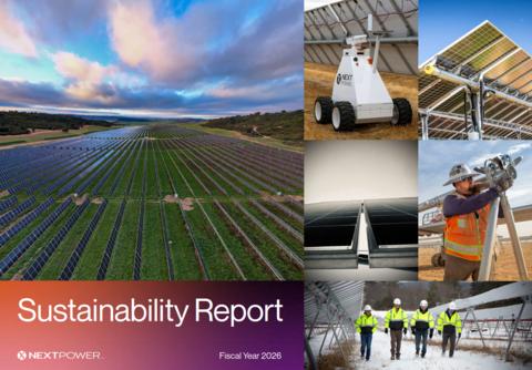 Nextpower Releases Fiscal Year 2026 Sustainability Report